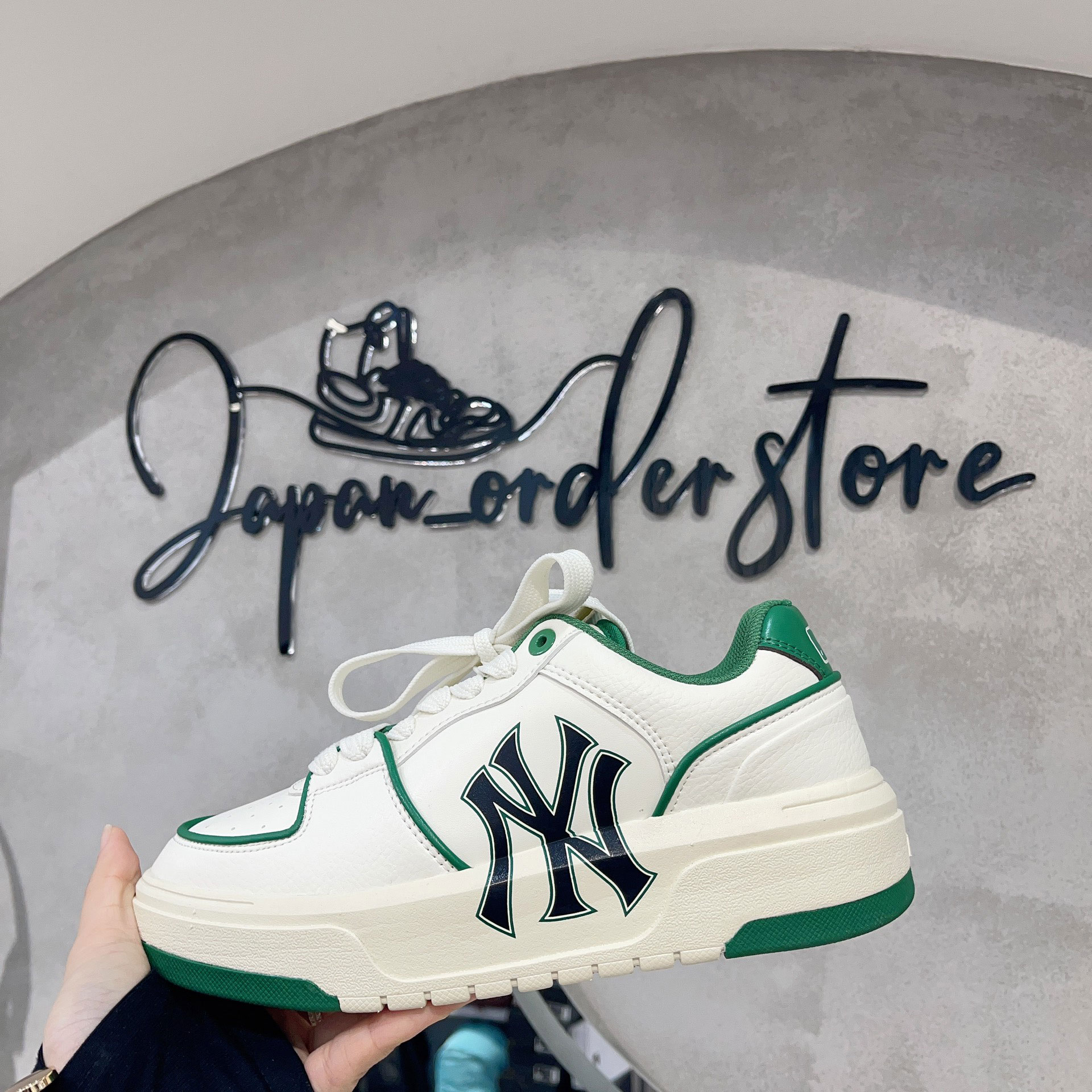Giày Thể Thao MLB ChunkyLiner High New York Yankees DGreen 3ASXCB12N50GND Màu Xanh #16 Giày Thể Thao MLB ChunkyLiner High New York Yankees DGreen 3ASXCB12N50GND Màu Xanh
